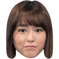 Mirei Kiritani (Pout) Celebrity Mask - Celebrity Cutouts
